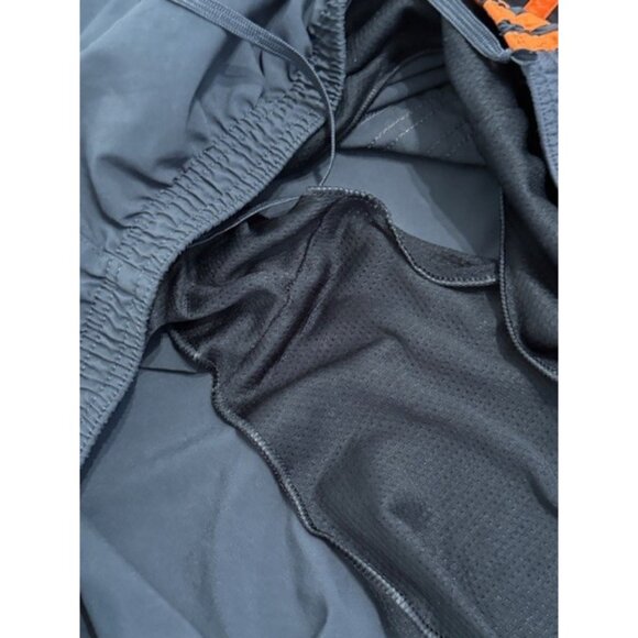 Adidas Mens Athletic Shorts Black Dark Grey Orange Response Logo Climalite 2XL - Picture 13 of 14